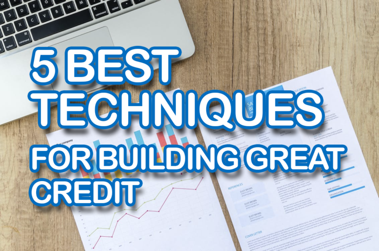 5 Tips For Building Good Credit